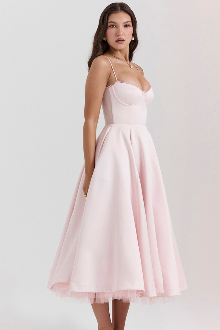 Cindy Midi- Pink - Angel Lane Clothing