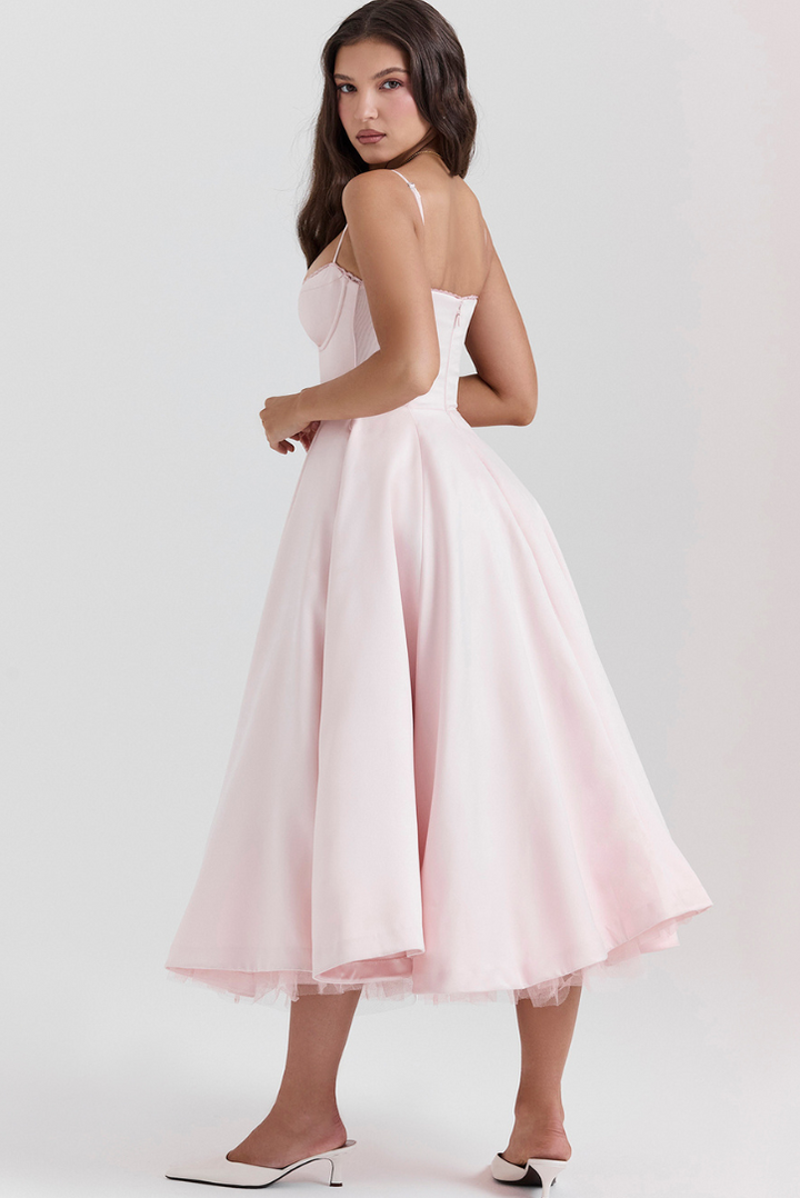 Cindy Midi- Pink - Angel Lane Clothing