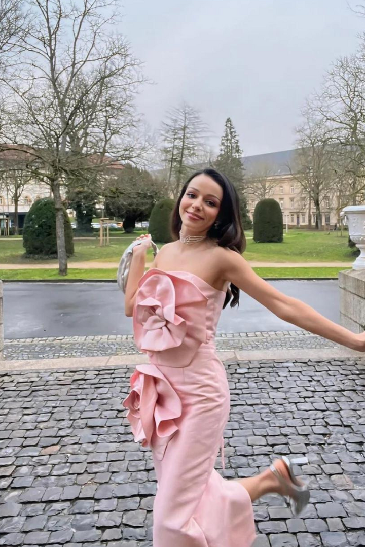 Clair Floral Midi- Blush - Angel Lane Clothing