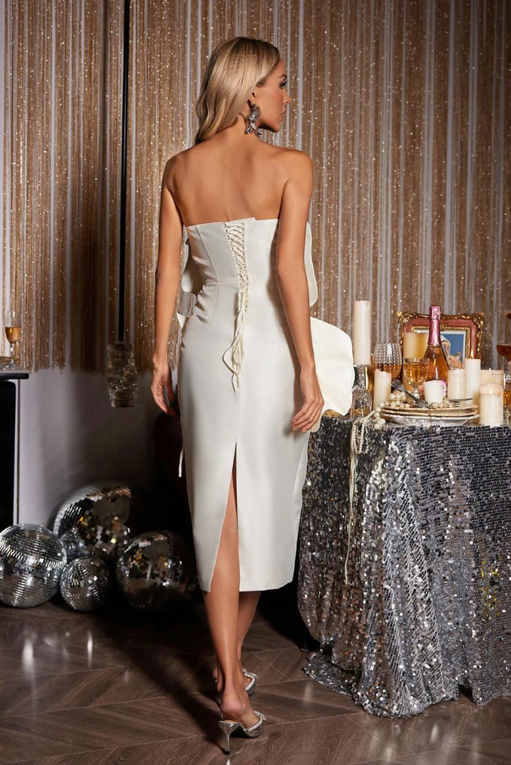 Clair Floral Midi- Ivory - Angel Lane Clothing