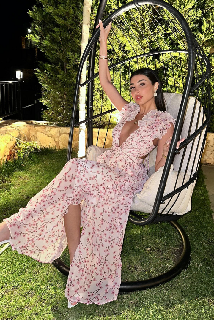Clarabelle Maxi- Pink - Angel Lane Clothing