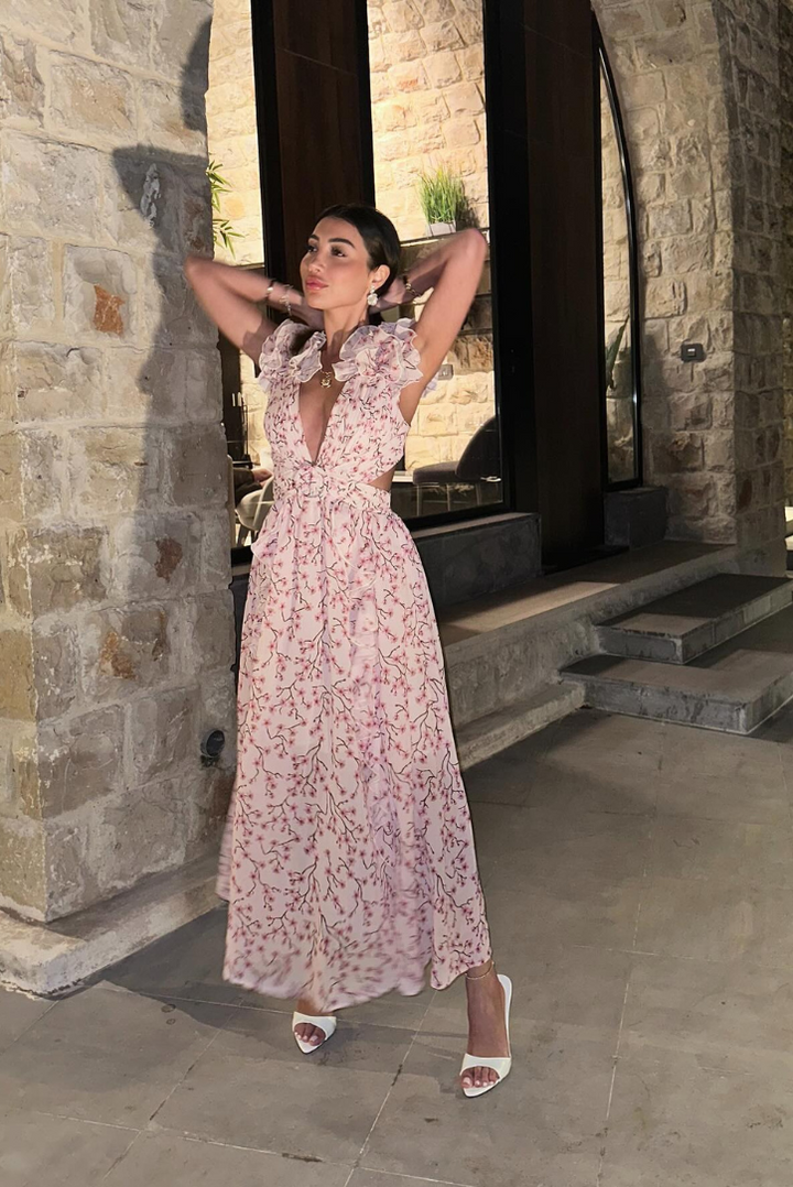 Clarabelle Maxi- Pink - Angel Lane Clothing