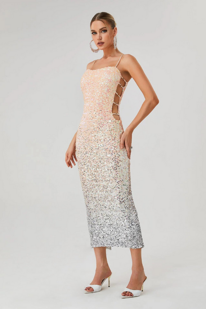 Elissa Sequin Midi - Angel Lane Clothing