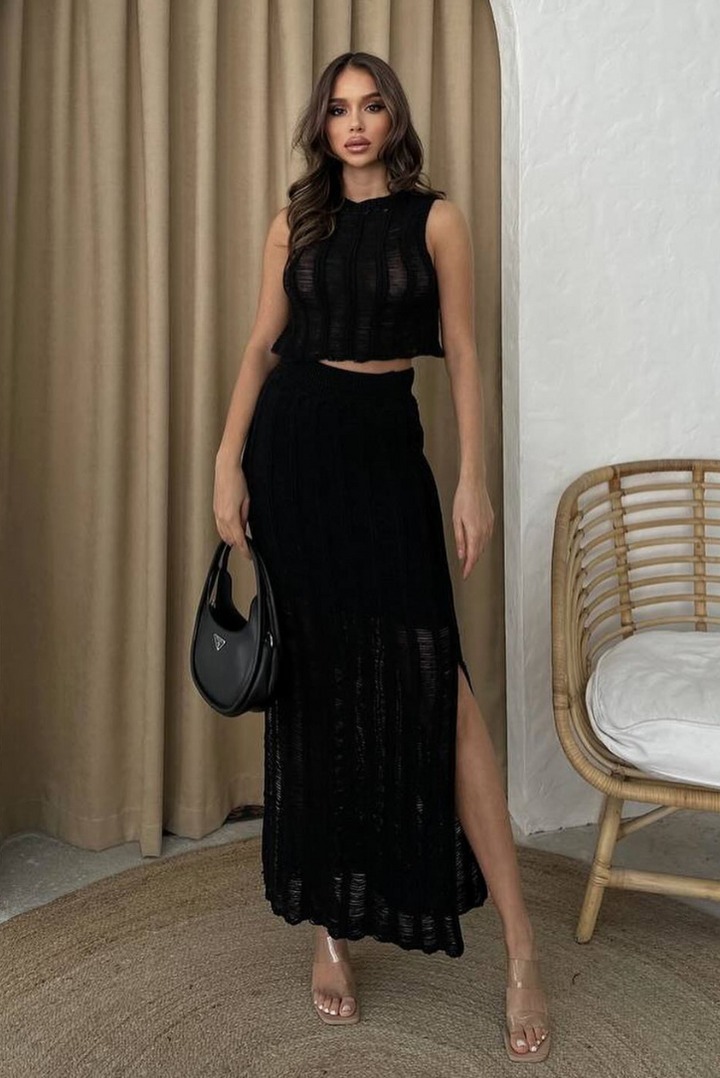 Inara Set- Black - Angel Lane Clothing