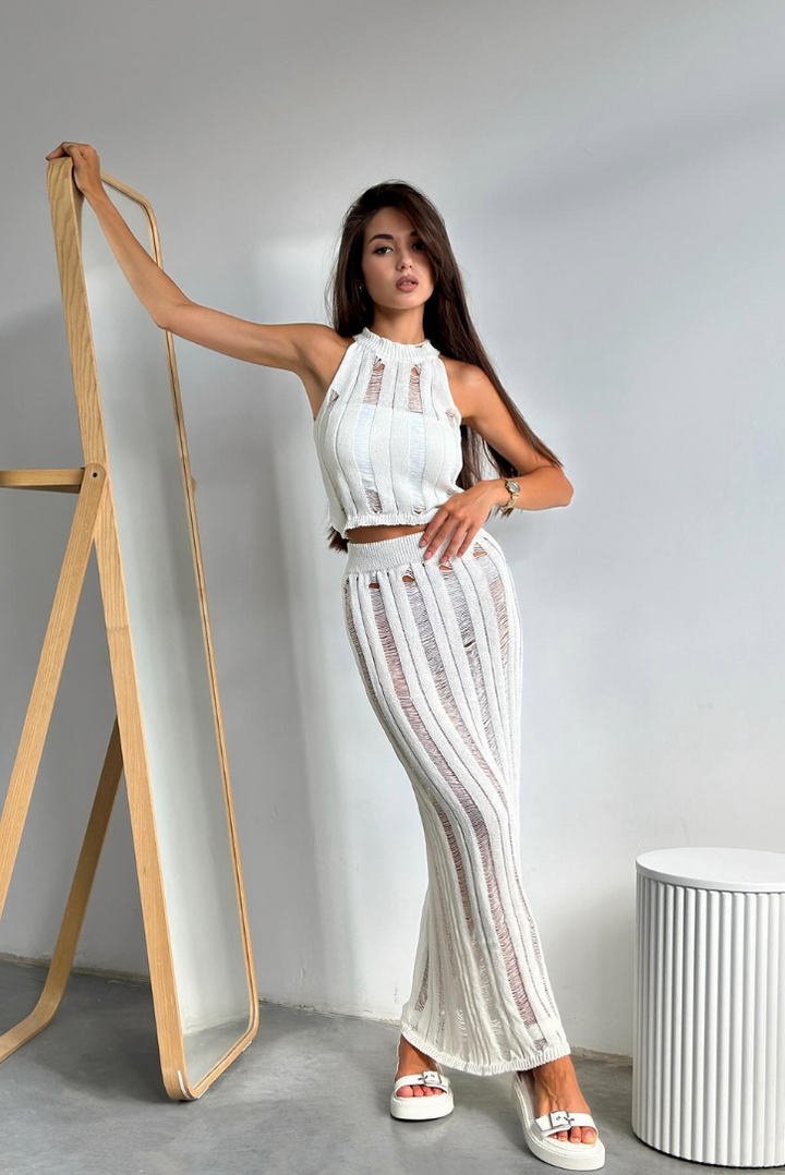 Inara Set- Ivory - Angel Lane Clothing