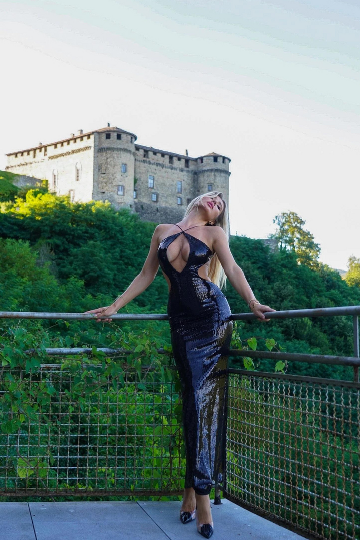 Isobel Sequins Maxi- Black - Angel Lane Clothing