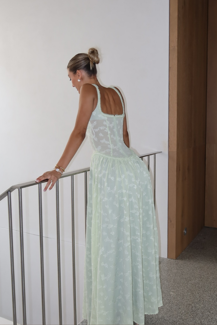Jeneen Maxi- Mint - Angel Lane Clothing