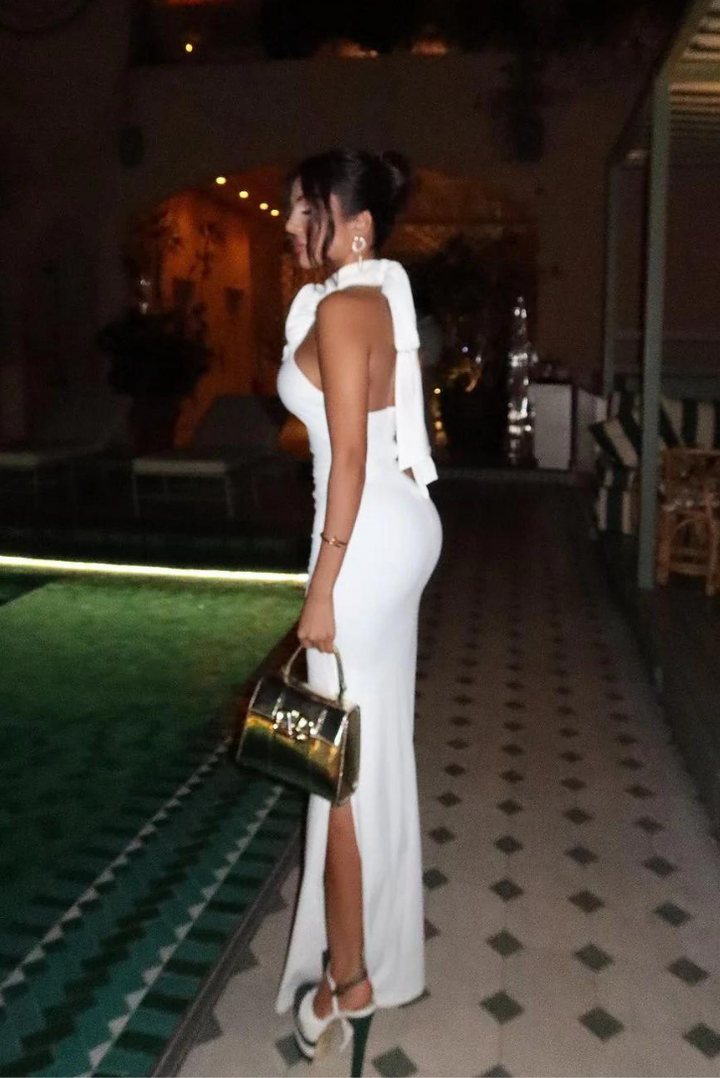 Katie Maxi- White - Angel Lane Clothing