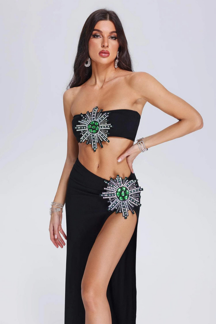 Kelly Rhinestone Set - Angel Lane Clothing