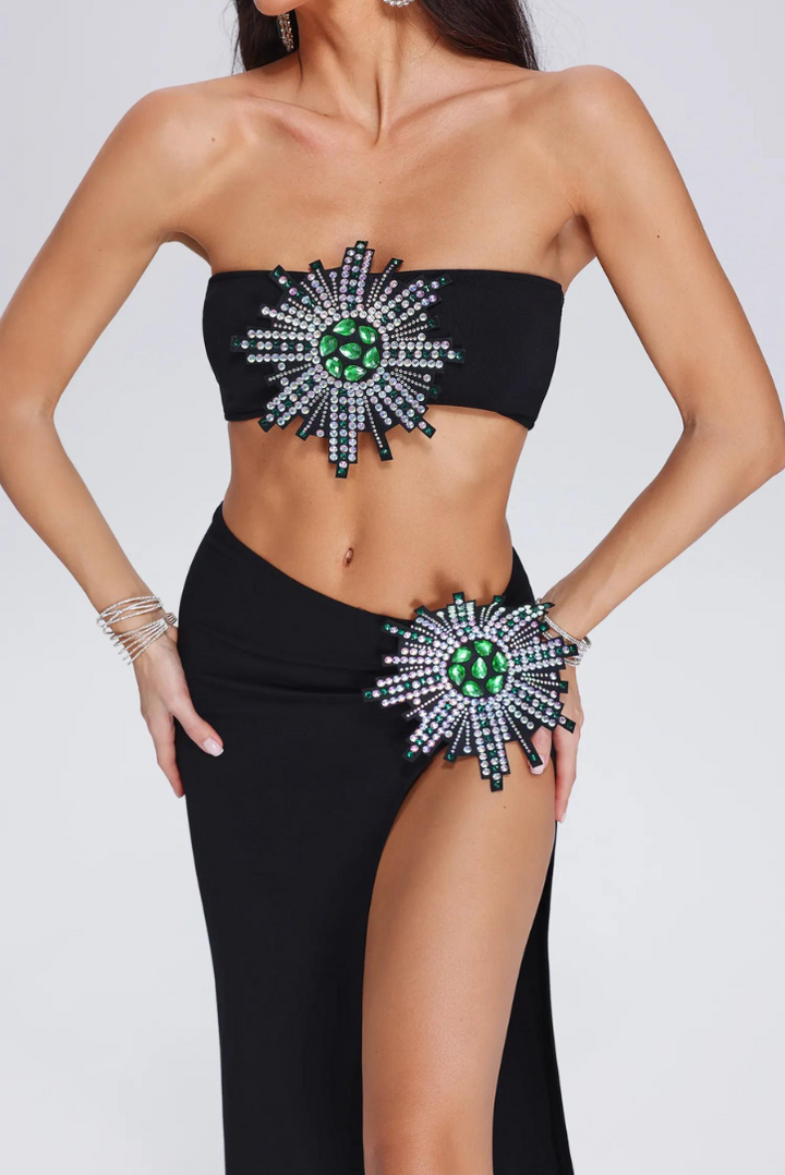 Kelly Rhinestone Set - Angel Lane Clothing