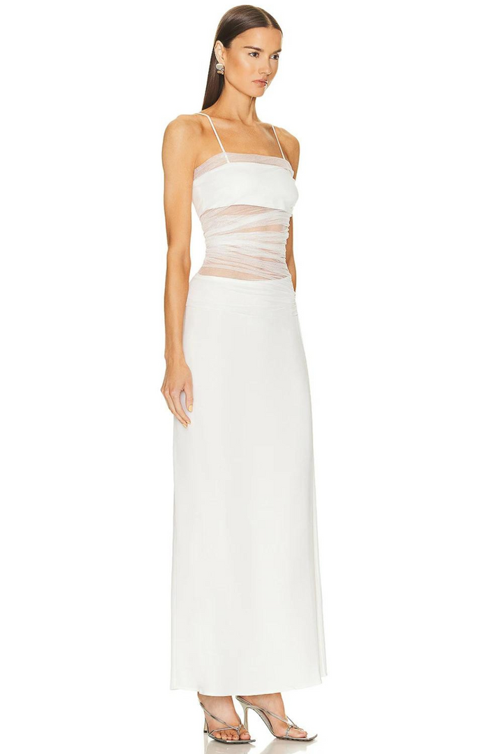 Kristine Maxi- White - Angel Lane Clothing