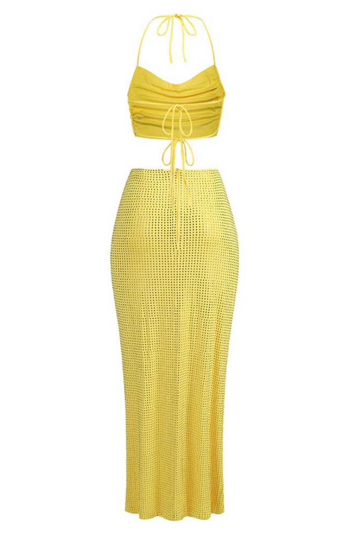 Krystal Set- Yellow - Angel Lane Clothing
