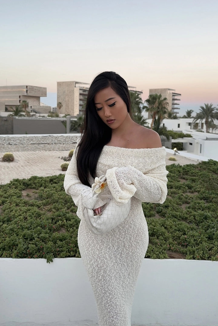 Layell Boucle Maxi- White - Angel Lane Clothing