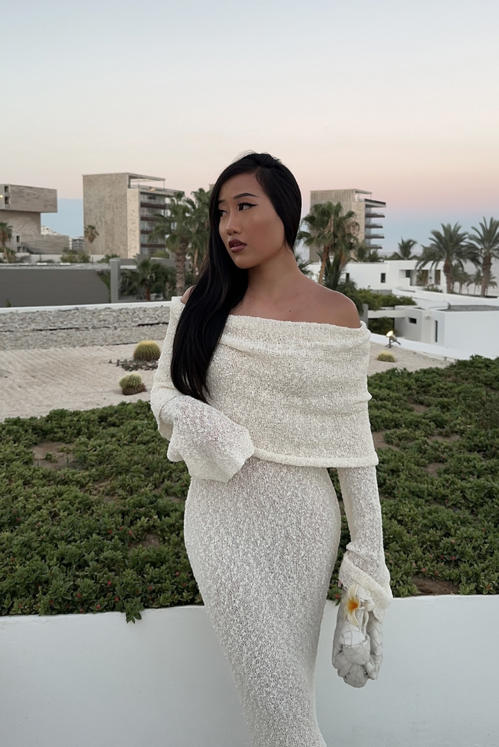 Layell Boucle Maxi- White - Angel Lane Clothing