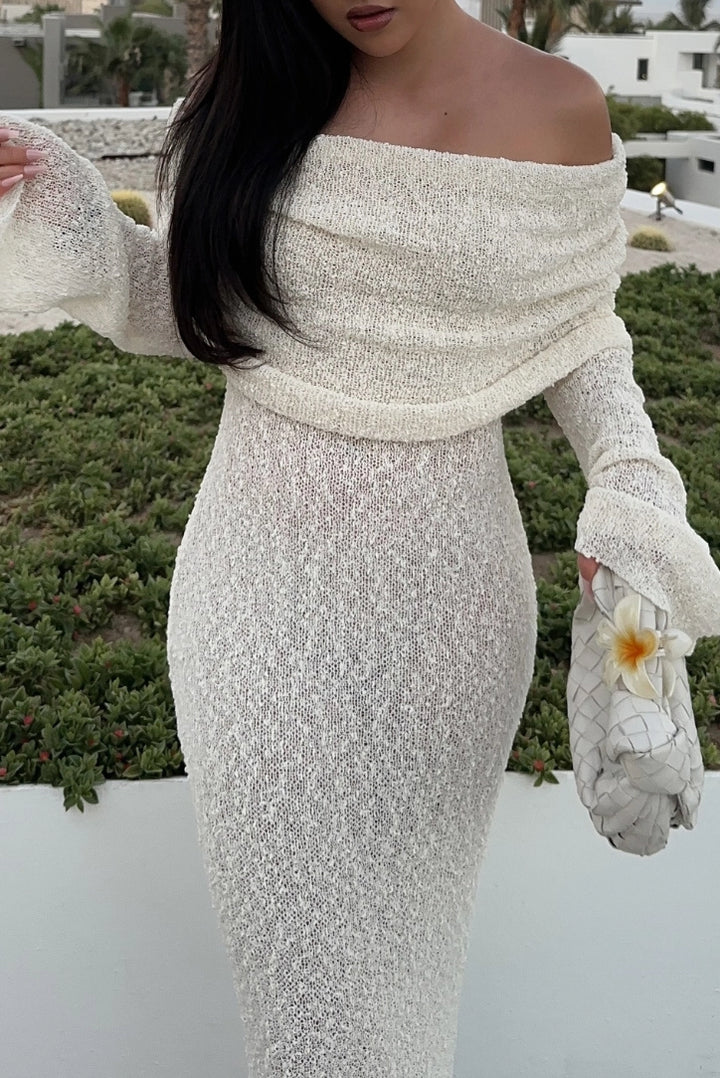 Layell Boucle Maxi- White - Angel Lane Clothing