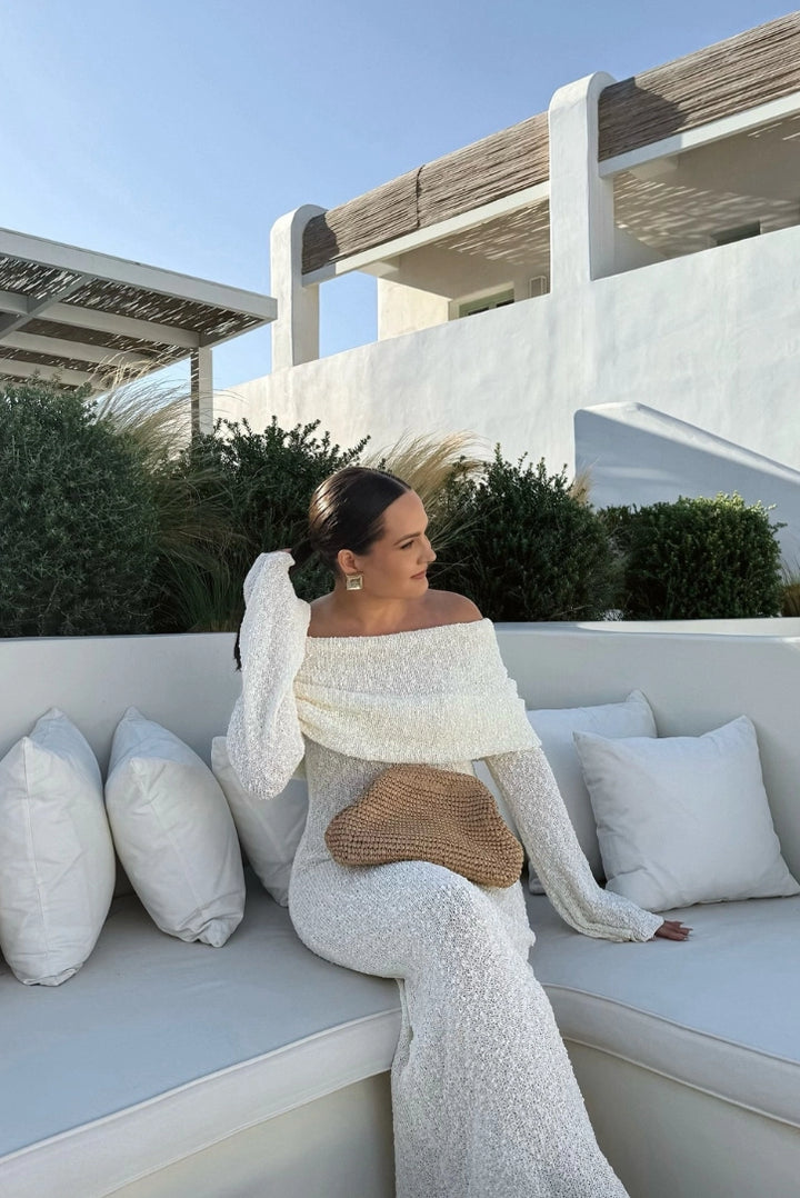 Layell Boucle Maxi- White - Angel Lane Clothing