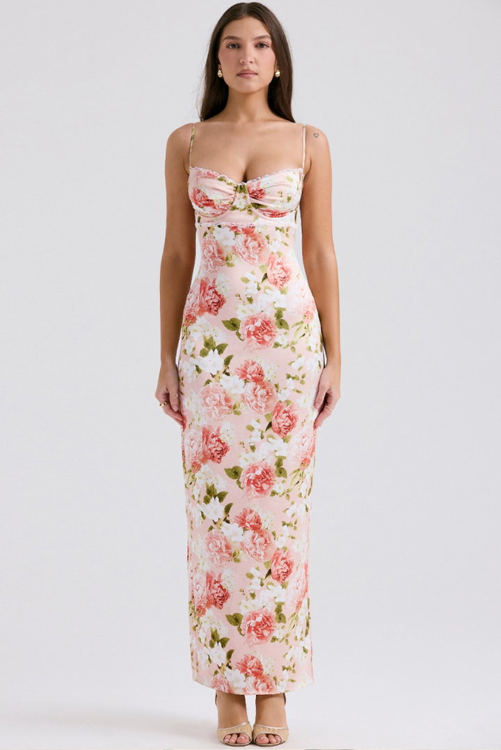 Layla Floral Maxi - Angel Lane Clothing
