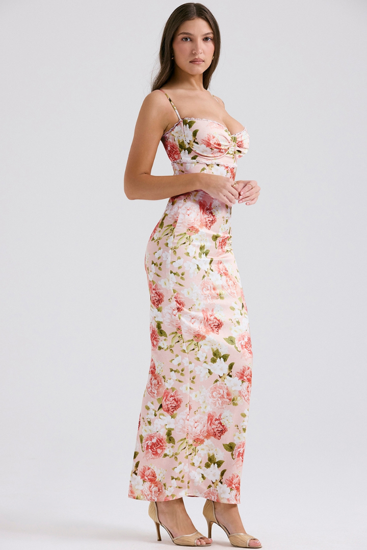 Layla Floral Maxi - Angel Lane Clothing