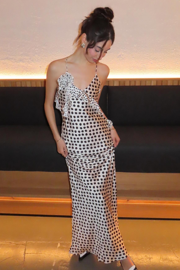 Lillian Polka Dot Maxi - Angel Lane Clothing