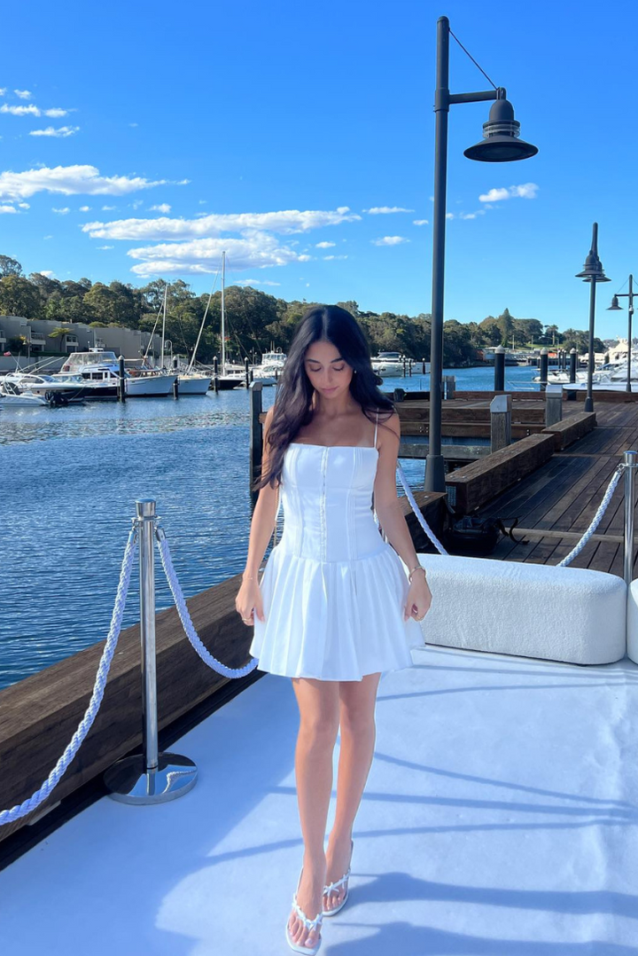 Lucie Pleated Mini - Angel Lane Clothing