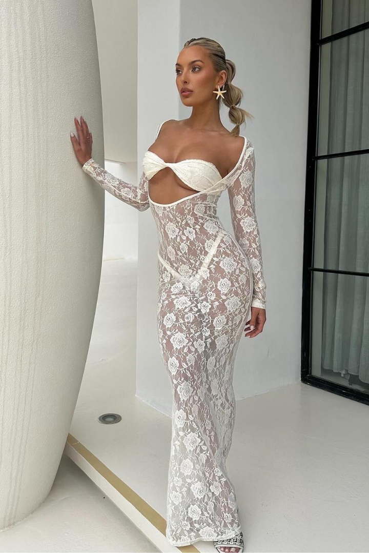 Lyla Lace Maxi - Angel Lane Clothing