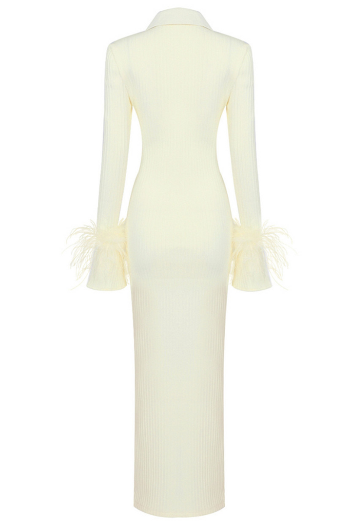 Marcella Feather Maxi - Angel Lane Clothing