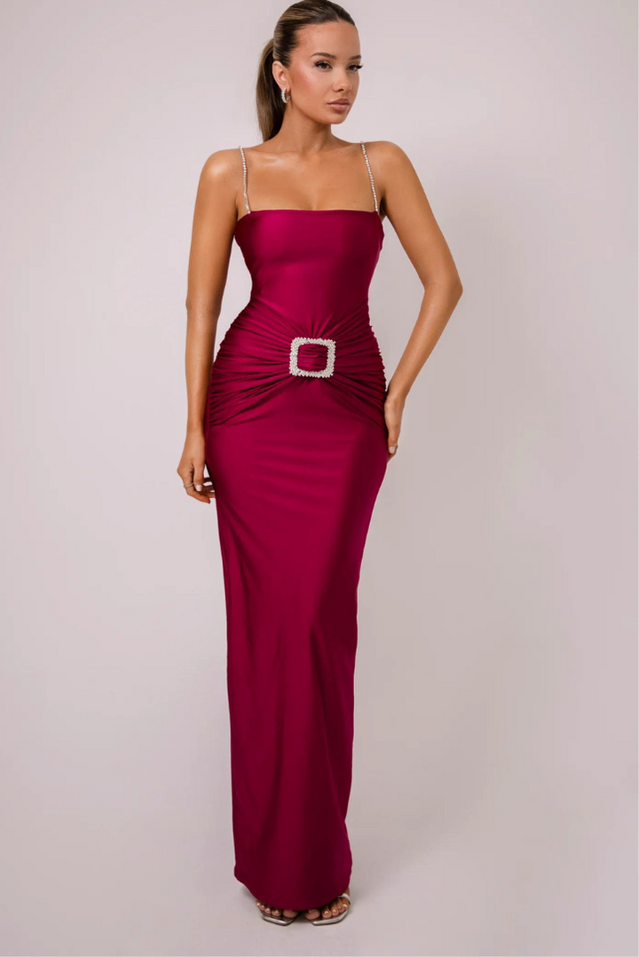 Marisol Maxi- Berry - Angel Lane Clothing
