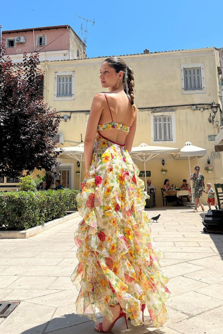 Martini Ruffle Maxi - Angel Lane Clothing