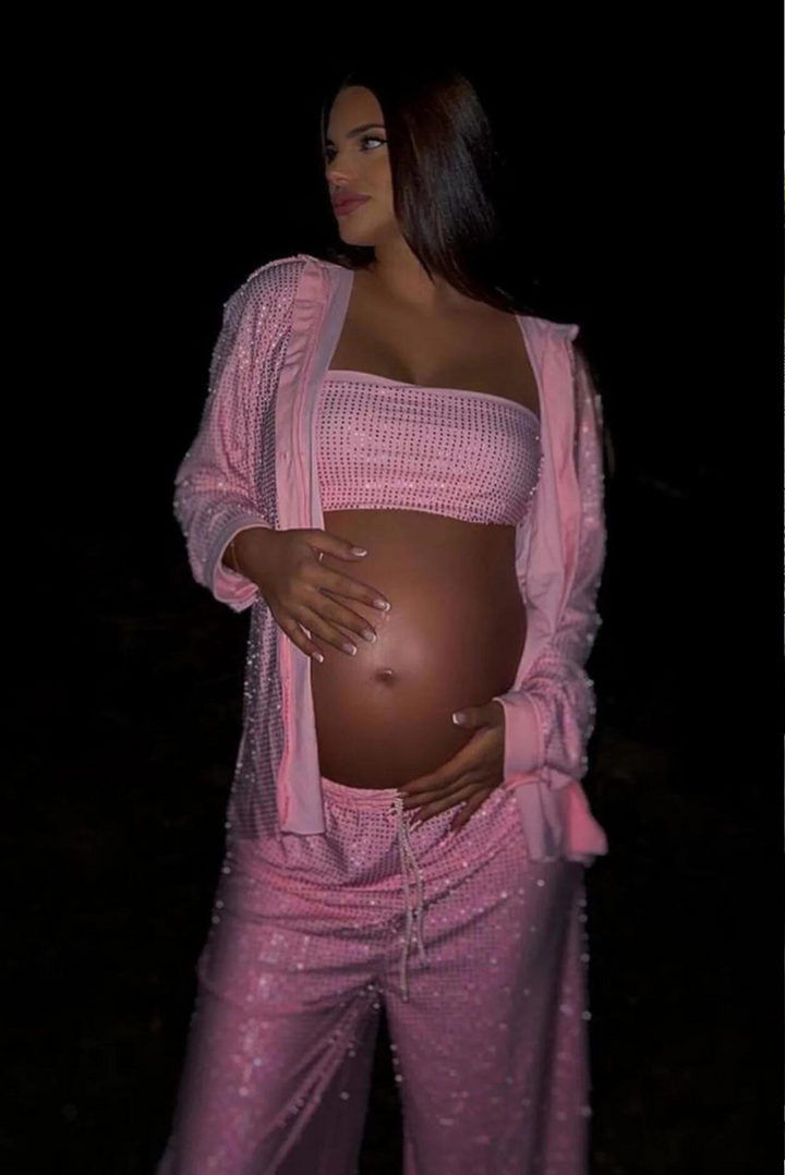Milah Sparkle Set- Pink - Angel Lane Clothing