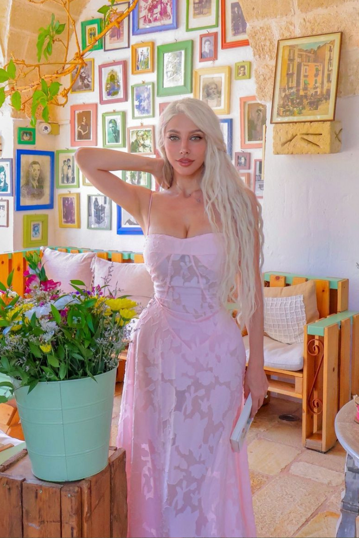 Molinari Maxi- Pink - Angel Lane Clothing