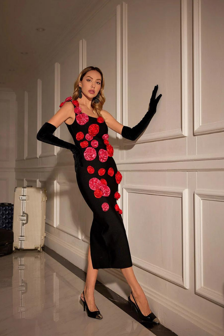 Natalia Floral Midi - Angel Lane Clothing