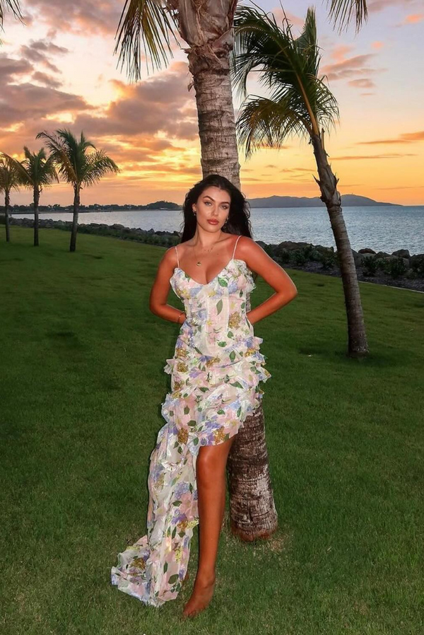 Nena Ruffle Maxi - Angel Lane Clothing
