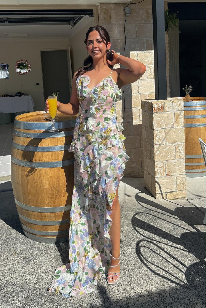 Nena Ruffle Maxi - Angel Lane Clothing