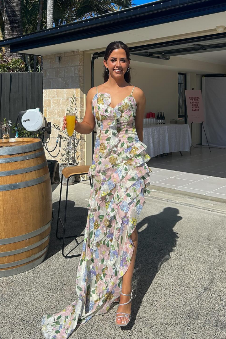 Nena Ruffle Maxi - Angel Lane Clothing