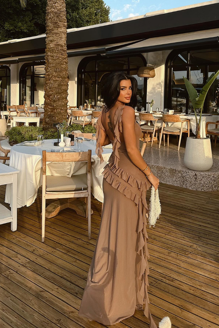 Paloma Ruffle Maxi - Angel Lane Clothing