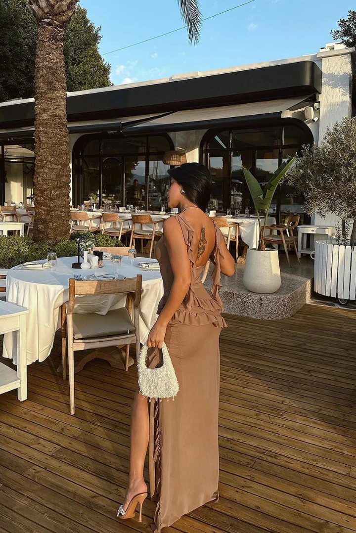 Paloma Ruffle Maxi - Angel Lane Clothing