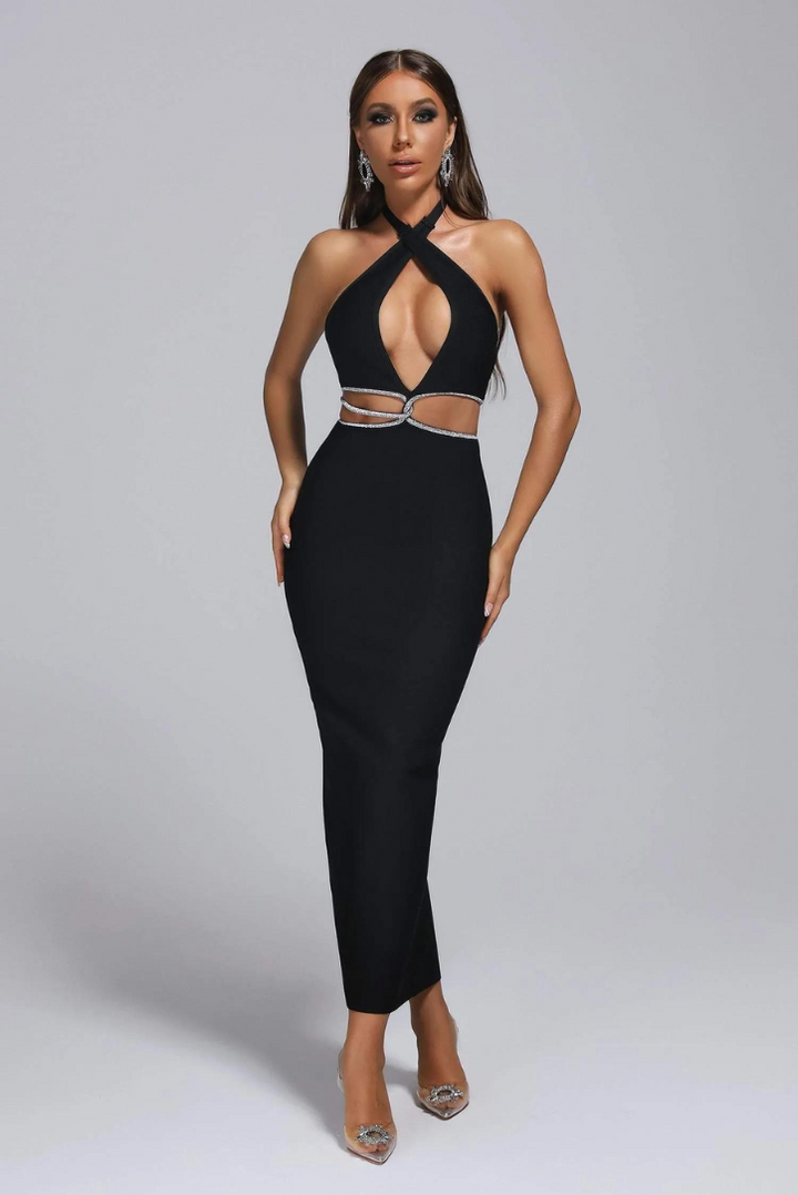 Rianna Halter Midi - Angel Lane Clothing