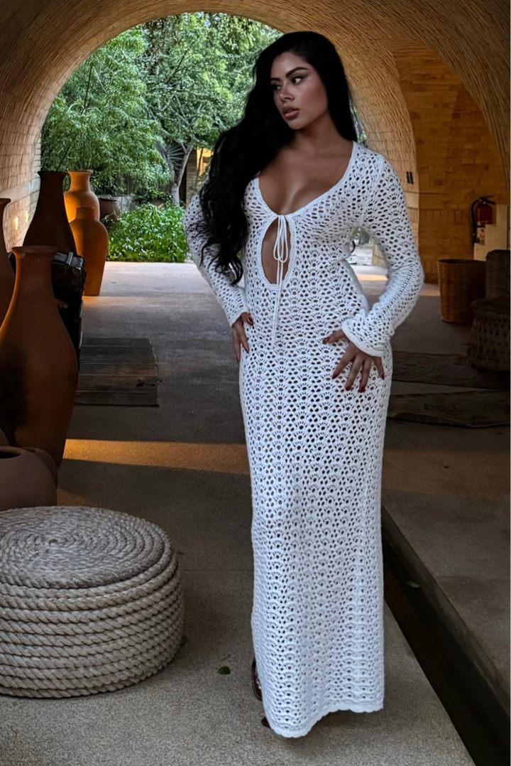Sahara Crochet Maxi - Angel Lane Clothing