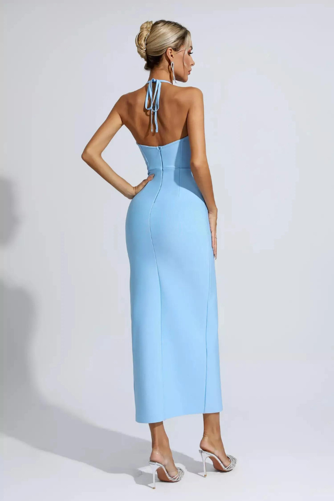 Selene Maxi- Blue - Angel Lane Clothing