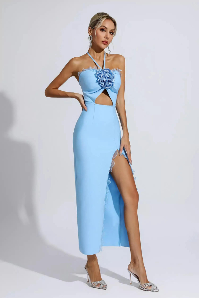 Selene Maxi- Blue - Angel Lane Clothing