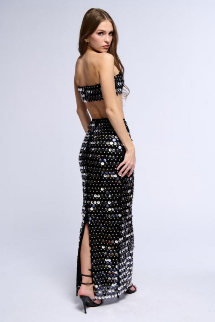 Sereena Sequins Set- Black - Angel Lane Clothing