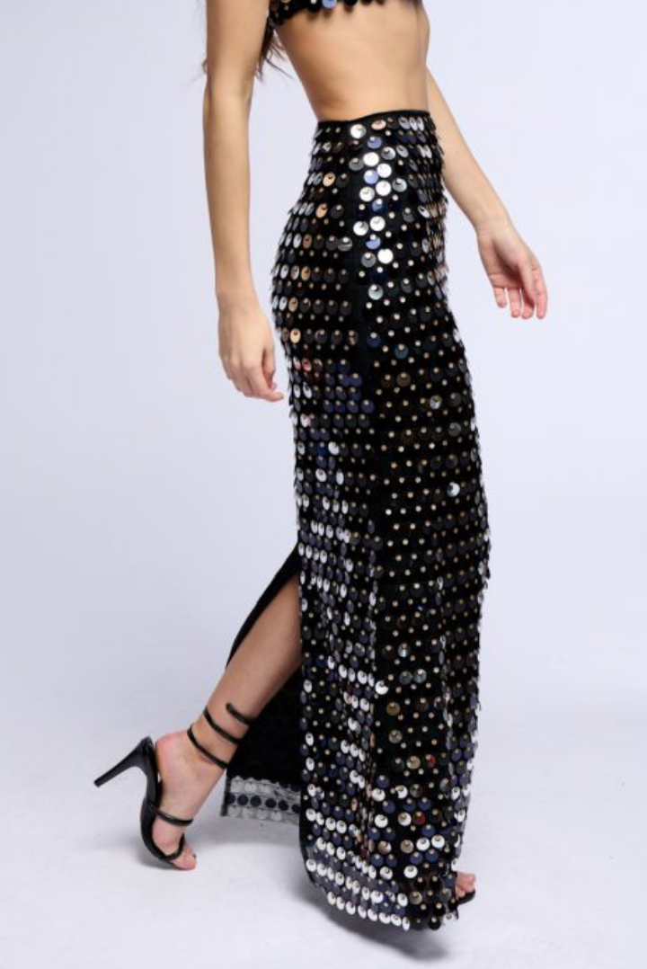 Sereena Sequins Set- Black - Angel Lane Clothing