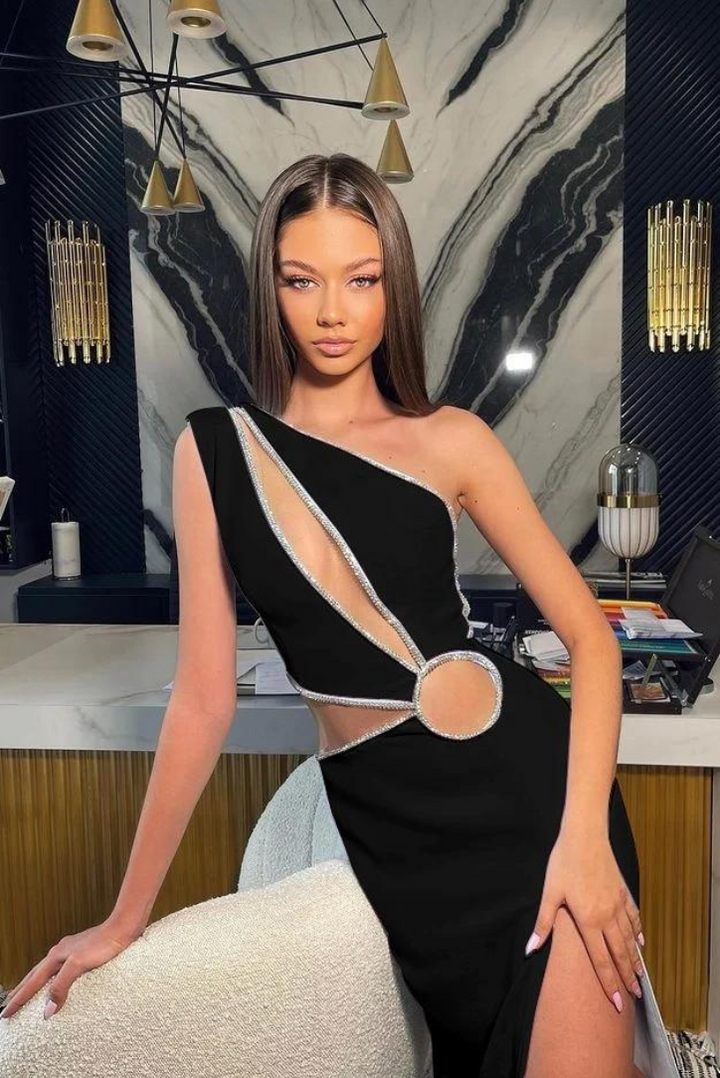 Sorra Crystal Mini- Black - Angel Lane Clothing