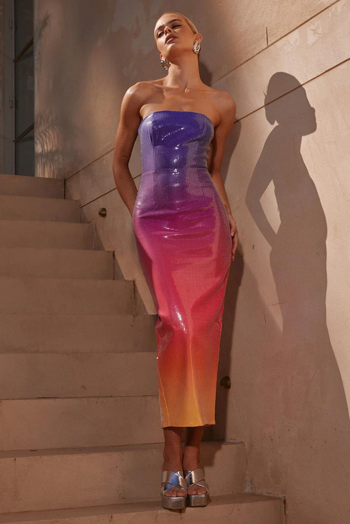 Sunset Sequin Midi - Angel Lane Clothing