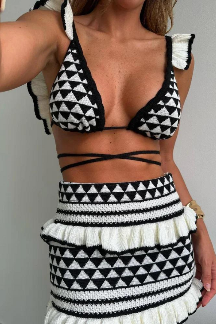 Tamara Contrast Set - Angel Lane Clothing