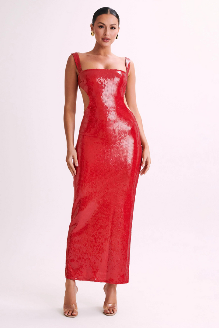 Tinkerbell Maxi- Red - Angel Lane Clothing