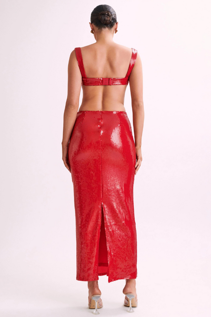 Tinkerbell Maxi- Red - Angel Lane Clothing
