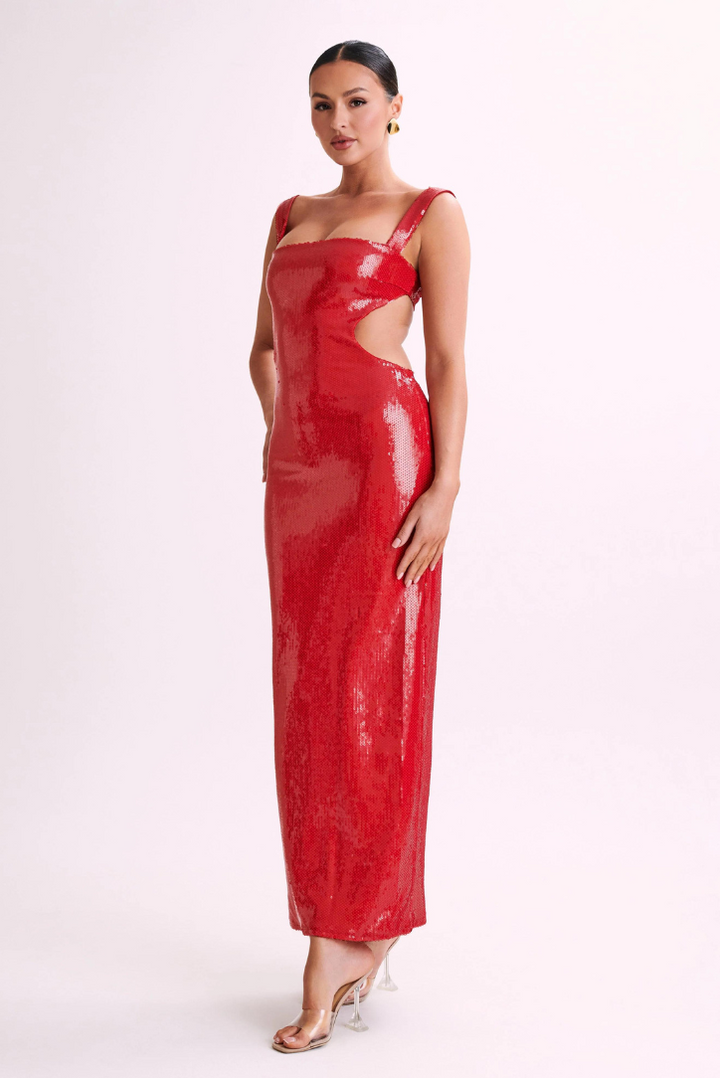 Tinkerbell Maxi- Red - Angel Lane Clothing