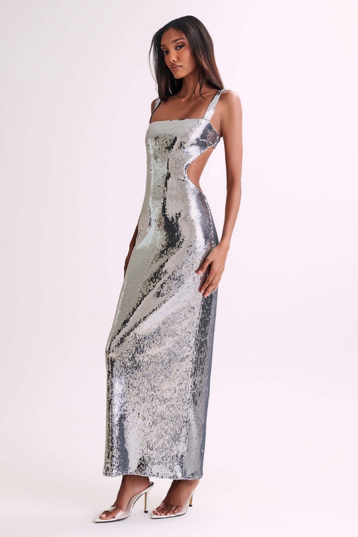 Tinkerbell Maxi- Silver - Angel Lane Clothing