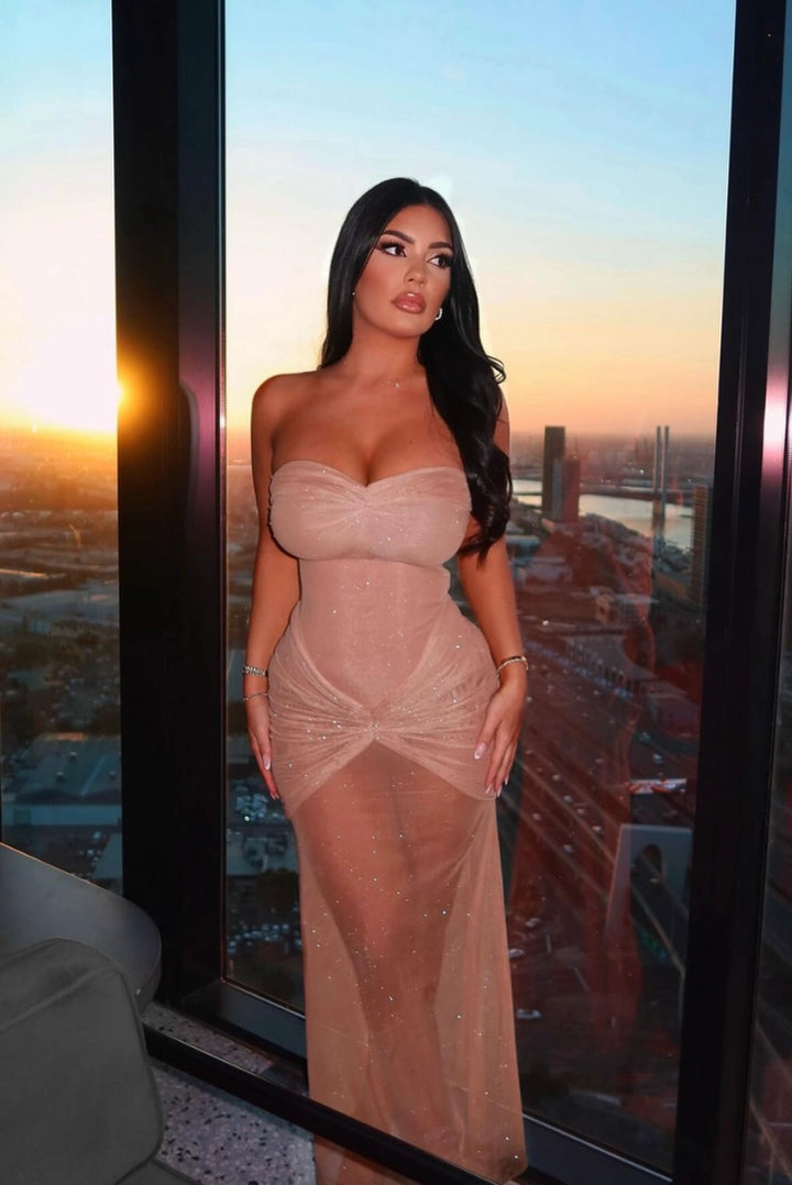 Twilight Maxi 2.0- Champagne - Angel Lane Clothing